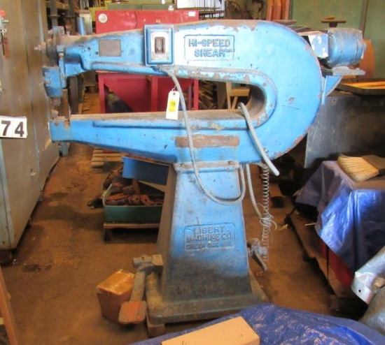 Liberty Machine Company foot controlled high speed shear
