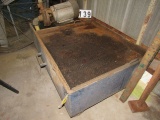machine coolant tank with centrifugal pump on casters 32