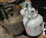 LP gas tanks ror BBQ grill with gas