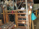 sections of scaffolding - each section comes with 2 cross bars, 2 uprights