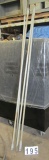 set of scaffold safety fence that will cover 3 sections