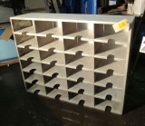 aluminum divided work order cabinet 48