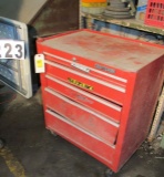 Craftsman tool cabinet on casters (rough)