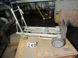 Cosco aluminum lay down hand truck