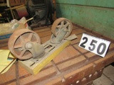 heavy duty casters attached to channel steel