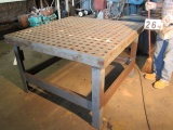 welding  table with heavy cast iron top 50