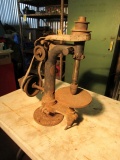 antique table top multi speed belt drive drill press (no motor)