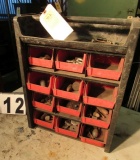 small parts bins with dremel stones