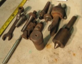 assorted taper pins, and mixed tooling