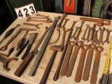 pop rivet gun, spanner wrenches, chipping hammers, wrenches, star drill