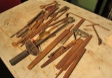 masonry bits, reamers, files, torque wrench, nut drivers, square