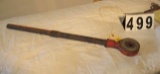 Rigid pipe threader handle with 3/4