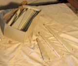 box of 24 white shelf support brackets for slotted channel