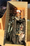 mixed tools in box