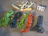 heavy duty extension cords (plus a light duty cord, (5) strip bars)
