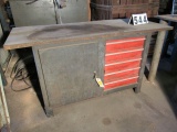Craftsman tool cabinet with work bench top