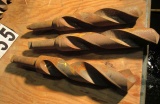 industrial drill bets (2) 2 13/16, (1) 2 15/16  (good condition)