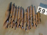 mixed size large drill bits up to 2 5/8
