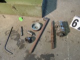 mixed machine tools in metal box