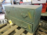 hydraulic mechanical repair parts in metal 2 drawer chest