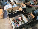 pallet of fasteners and mixed hardware many still in original boxes and blister packs