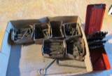 large assortment of allen wrenches and a drill index