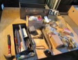 Craftsman tool box of tools and fasteners