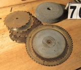 mixed circular saw blades (7) 7 1/4