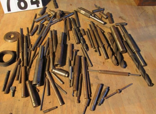 mixed drill bits and machinist tools