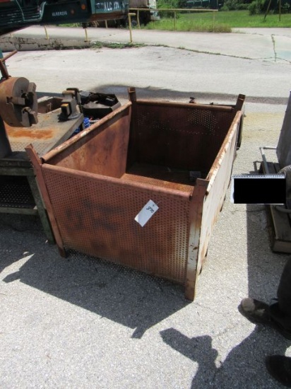 steel stacking material bins