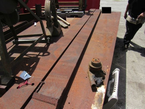 10' x 8" heavy wall channel for making fork extensions