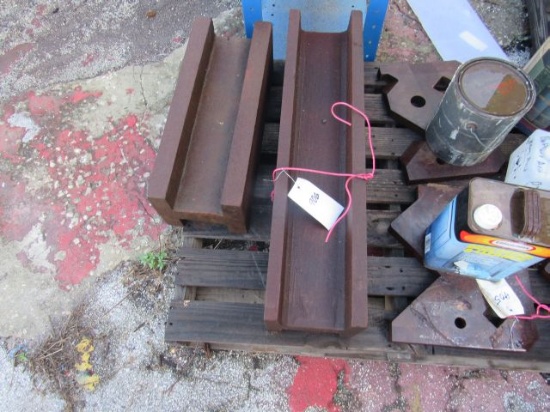 cast iron I beams 8" x 20" and 7" x 30"
