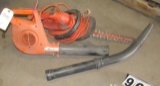 electric blower and hedger