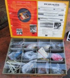 shrink tube assortment in divided plastic box