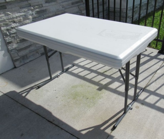 27" x 44" folding table