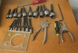 leather circle cutting tool set and hole punch