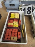 tray of 26 rubber molds