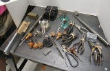 torch ignighters, ring seizers, pliers, cutters, buffers, engraving tools and anvils