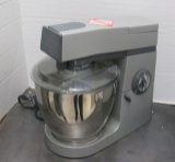 LiveSays commercial mixer Mod MM-7 with  8 Liter stainless bowl  paddle, whisk, and hook accessories