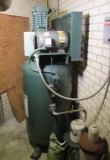 Curtis mod E5T 3 phase 5hp vertical compressor with 80 gal tank (like new)