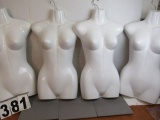 t shirt display chest mannequins with hanger hooks