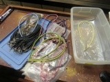 plastic tray of new necklace lanyards