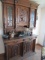 dining room hutch ornate carved antique European