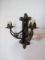 pair matched double candle sconces