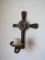 cross candle sconce