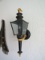 vintage carriage style wall mount lamp, 14 H