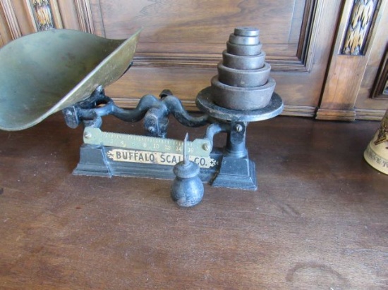 vintage Buffalo beam scales