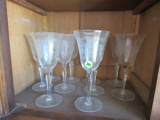 assorted stemware and glasses