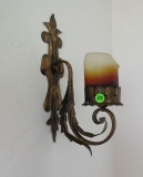 pair candlestick wall sconces