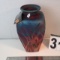 William K Turner Raku pottery vase 12